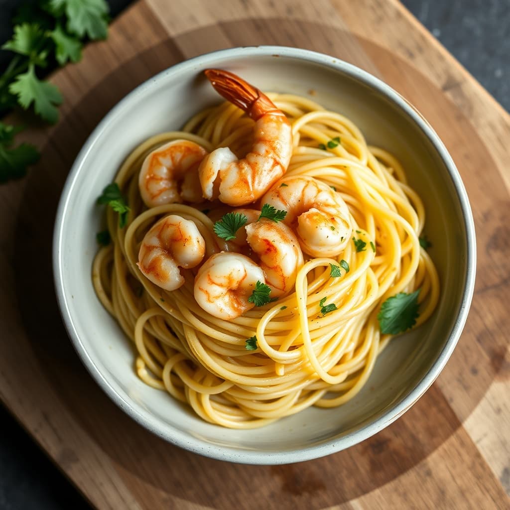 Linguine ai Gamberi al Limone